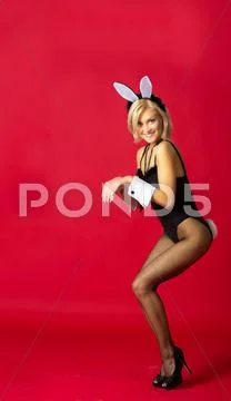 Pretty girl in studio Stock Photos