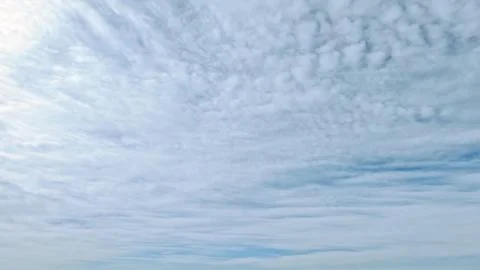 Pretty huge bright clouds in the blue sky backdrop - photo of nature Stock Photos