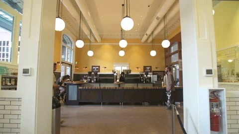 Pretty Lights In Restaurant 스톡 동영상 105245797