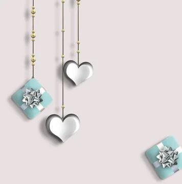 Pretty love card Stock Illustration