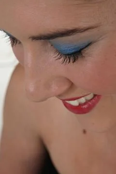Pretty Makeup Face Stock Photos