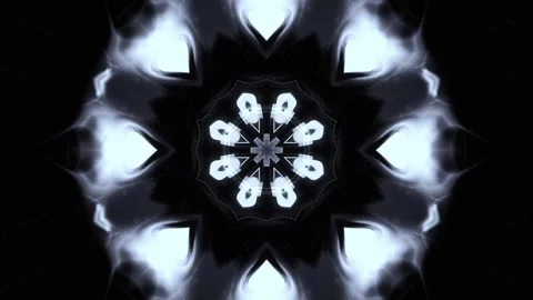 Pretty Morphing Mandala Video stock 263815351