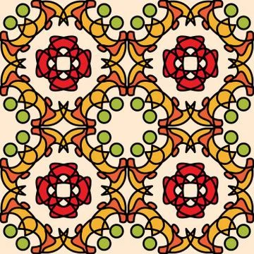 Pretty Mosaic Tile Stock Illustration