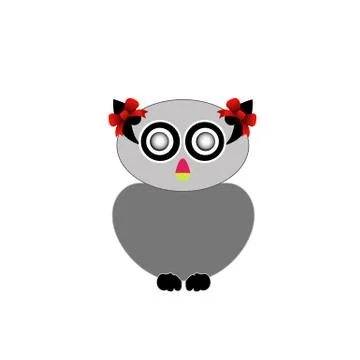 Pretty owl Stock Illustration