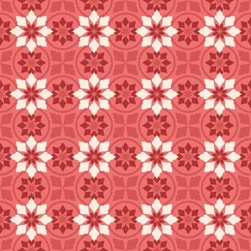 Pretty pink tiles イラスト素材