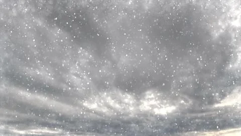 Pretty scurry on clouds on sky background - photo of nature Stock Photos
