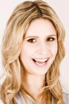 Pretty smile Stock Photos