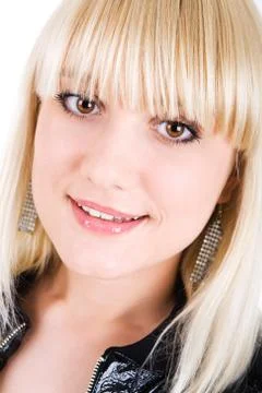 Pretty smile Stock Photos