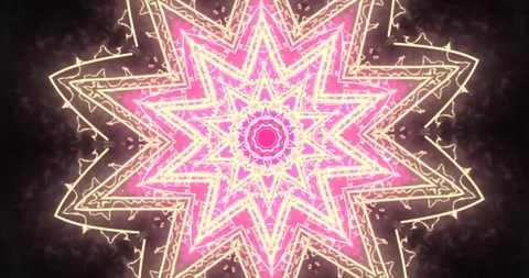 Pretty star shaped abstract background. Looping clip Stock Footage 97150170