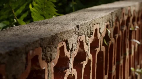 Pretty Stone Wall Video stock 254731814