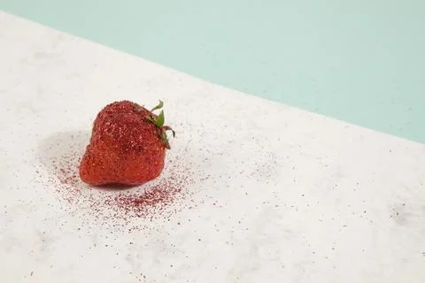 Pretty strawberry sequin Stock Photos