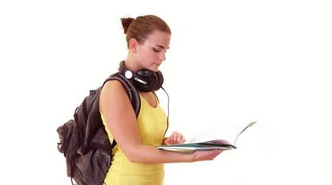 Pretty student Stock Footage 11322339