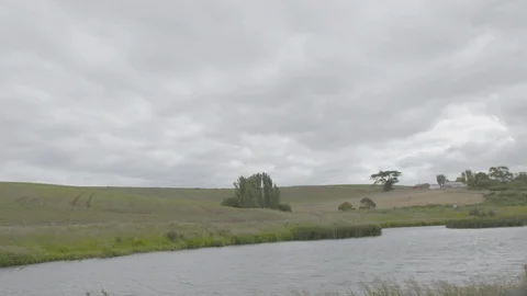 Pretty Tasmanian Farm Stock Footage 91677375