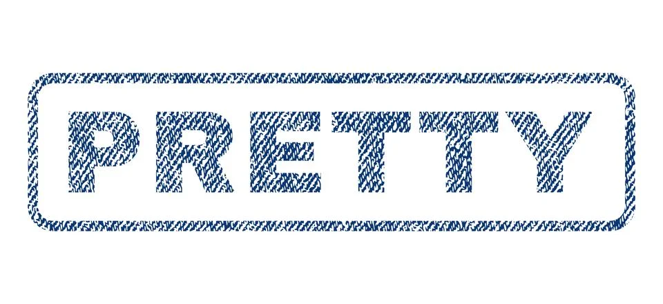 Pretty Textile Stamp Stock Illustration