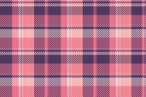 Pretty texture tartan pattern, household fabric vector seamless. New year c.. Stock Illustration