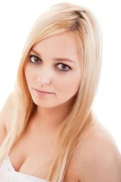 Pretty young lady Stock Photos