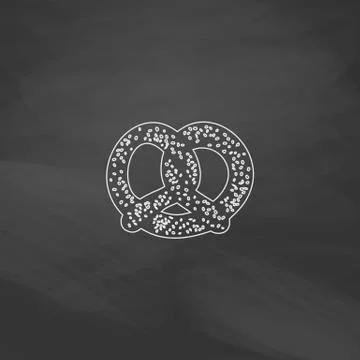 Pretzel computer symbol Stock-Illustration