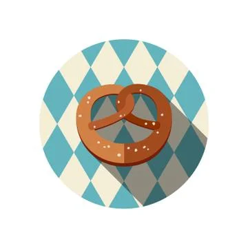 Pretzel icon Stock Illustration