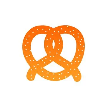 Pretzel icon Stock Illustration