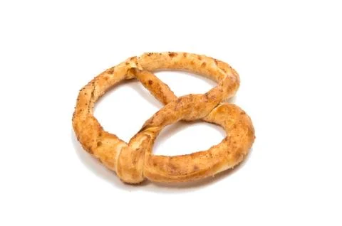 Pretzel isolated Stock Photos