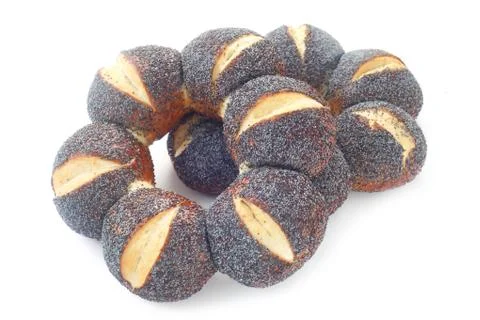 Pretzel Rolls Stock Photos