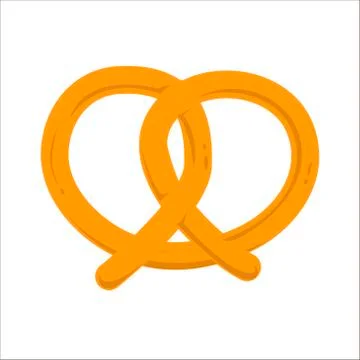 Pretzel vector illustration Stock Illustration