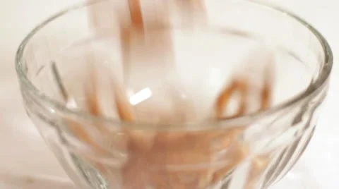 Pretzels being Poured Stock Footage