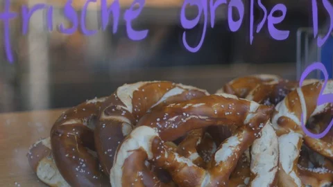 Pretzels Stock Footage 88290665