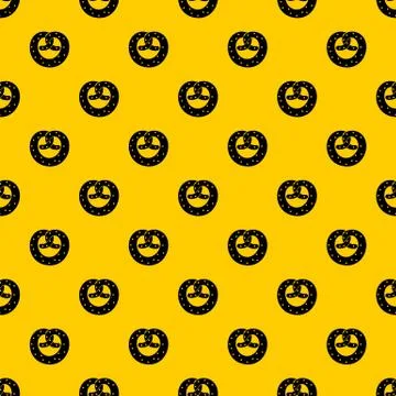 Pretzels pattern vector 库存插图