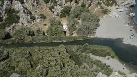 Preveli Beach Foto stock