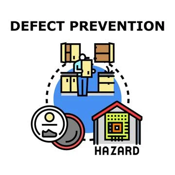 Preventing flaws and identifying hazards in quality control operations 스톡 일러스트