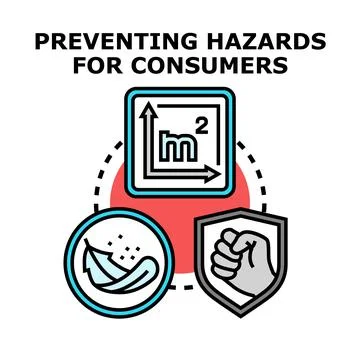 Preventing hazards for consumers with quality control Stock Illustration