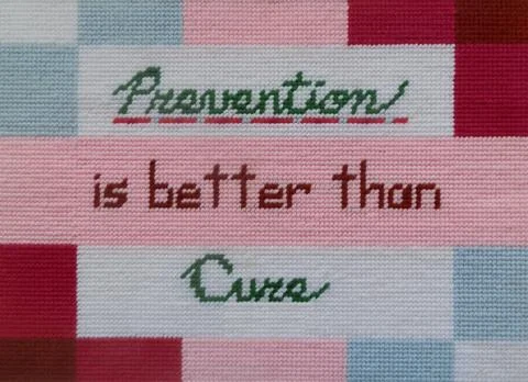 Prevention is better than cure Stock Illustration