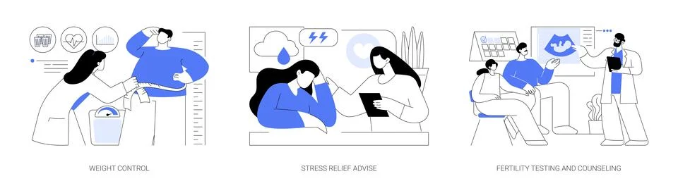 Preventive care abstract concept vector illustrations. Stock Illustration