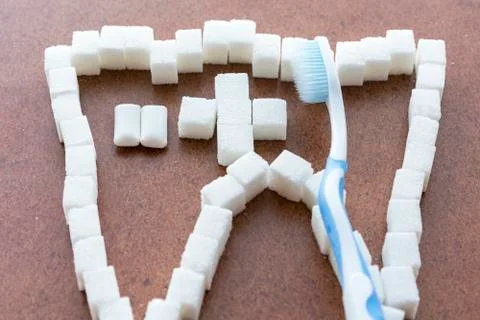 Preventive maintenance of caries. Stock Photos