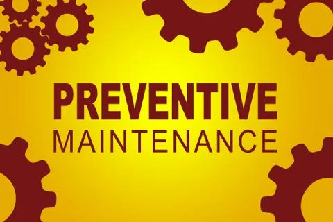 Preventive Maintenance concept Stock Illustration