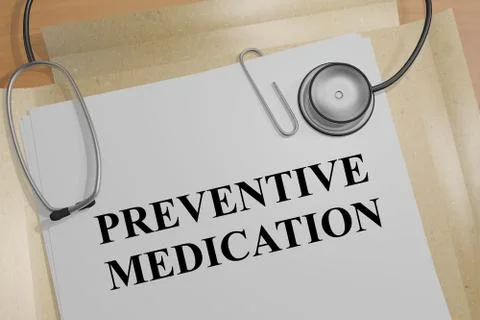 Preventive Medication concept Stock Illustration