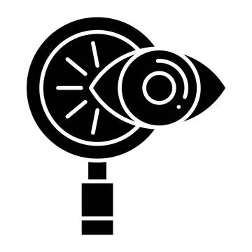 Preview Glyph Icon Stock Illustration