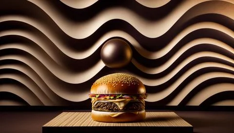 Preview of a hamburger Stock Illustration