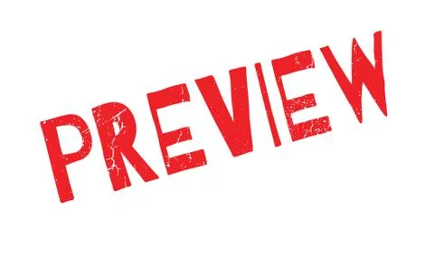 Preview rubber stamp Stock Illustration