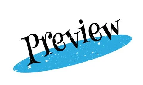 Preview rubber stamp Stock Illustration