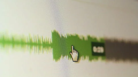 Preview Of The Song On Website 4 Video stock 49070854