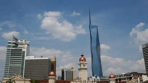 Previous British colonial administration offices in Malaysia Stock Footage 266921723