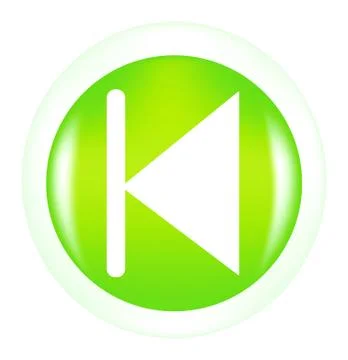 Previous button Stock Illustration