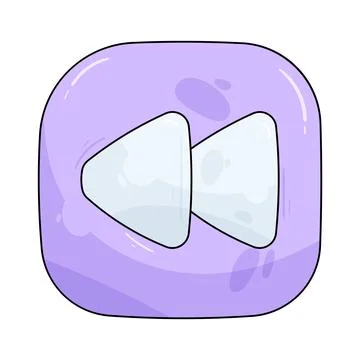 Previous button イラスト素材