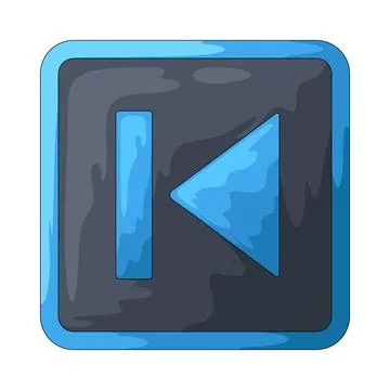 Previous button illustration Stock Illustration