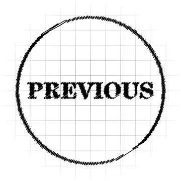 Previous icon. Internet button on white background.. Stock Illustration