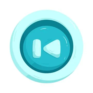 Previous track button 스톡 일러스트