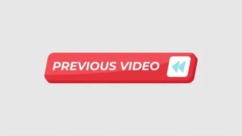 Previous video isometric UI button animation Stock Footage 332232447