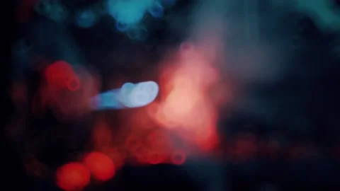 Pria menatap api unggun malam hari 2 - defocus Stock Footage 230963400
